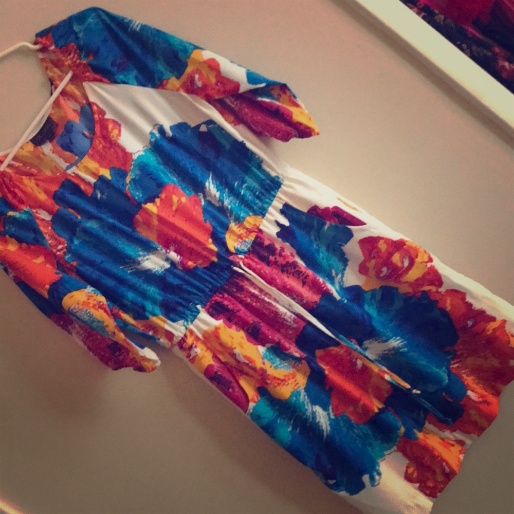 Orange Blue White Summer Trendy Chic Cruise Wear